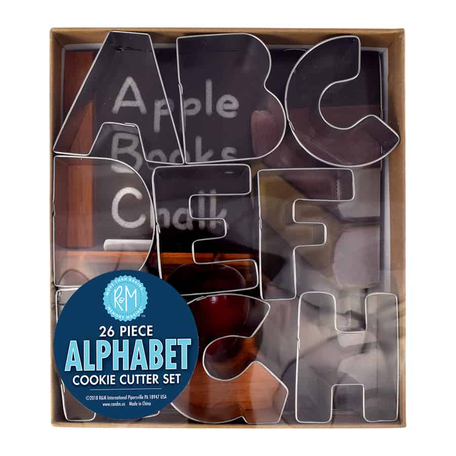 Alphabet Cookie Cutter Set