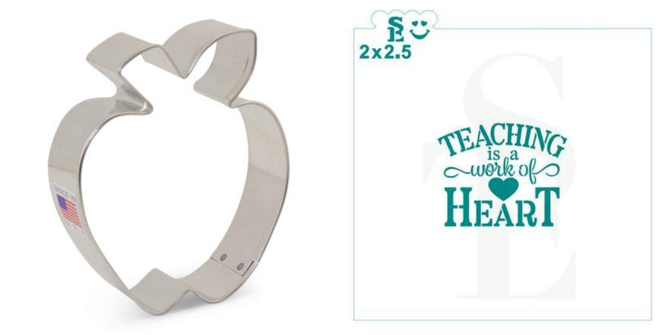 Apple Cutter and Teaching is a Work of Heart BUNDLE