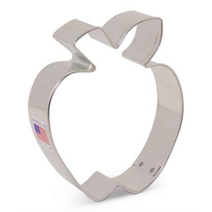 Cute Apple w/ Leaf Cookie Cutter