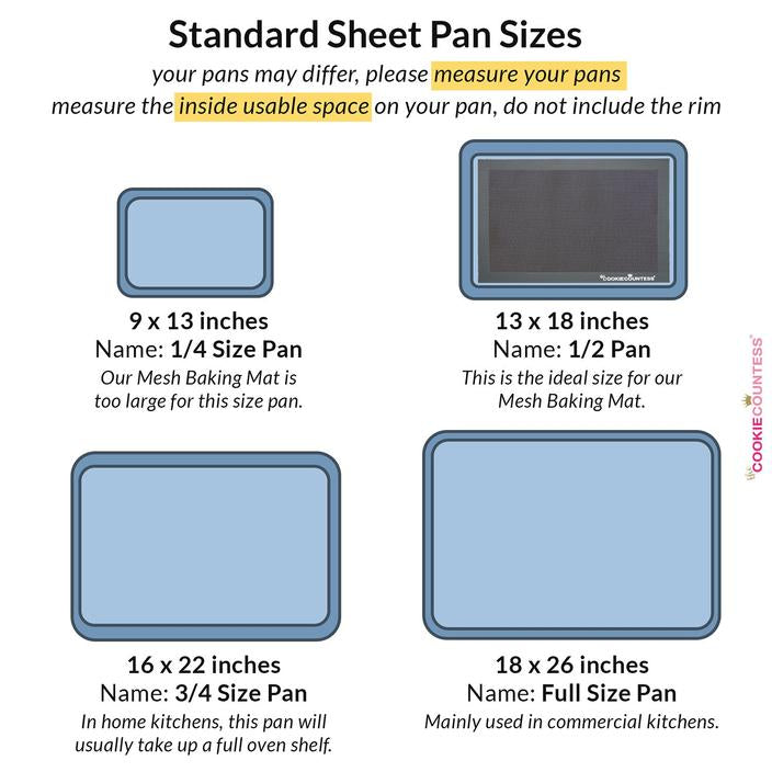 Mesh Non-Stick Baking Mat Cookie Countess