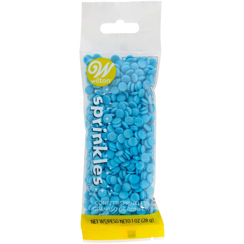Blue Confetti SMALL Sprinkle Pouch