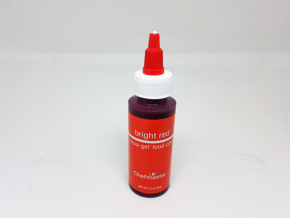 Bright Red 2.3oz Chefmaster LIQUA-GEL