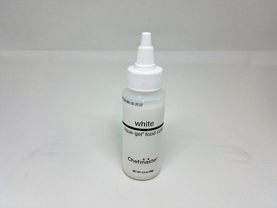 Bright White 3.5oz Chefmaster LIQUA-GEL