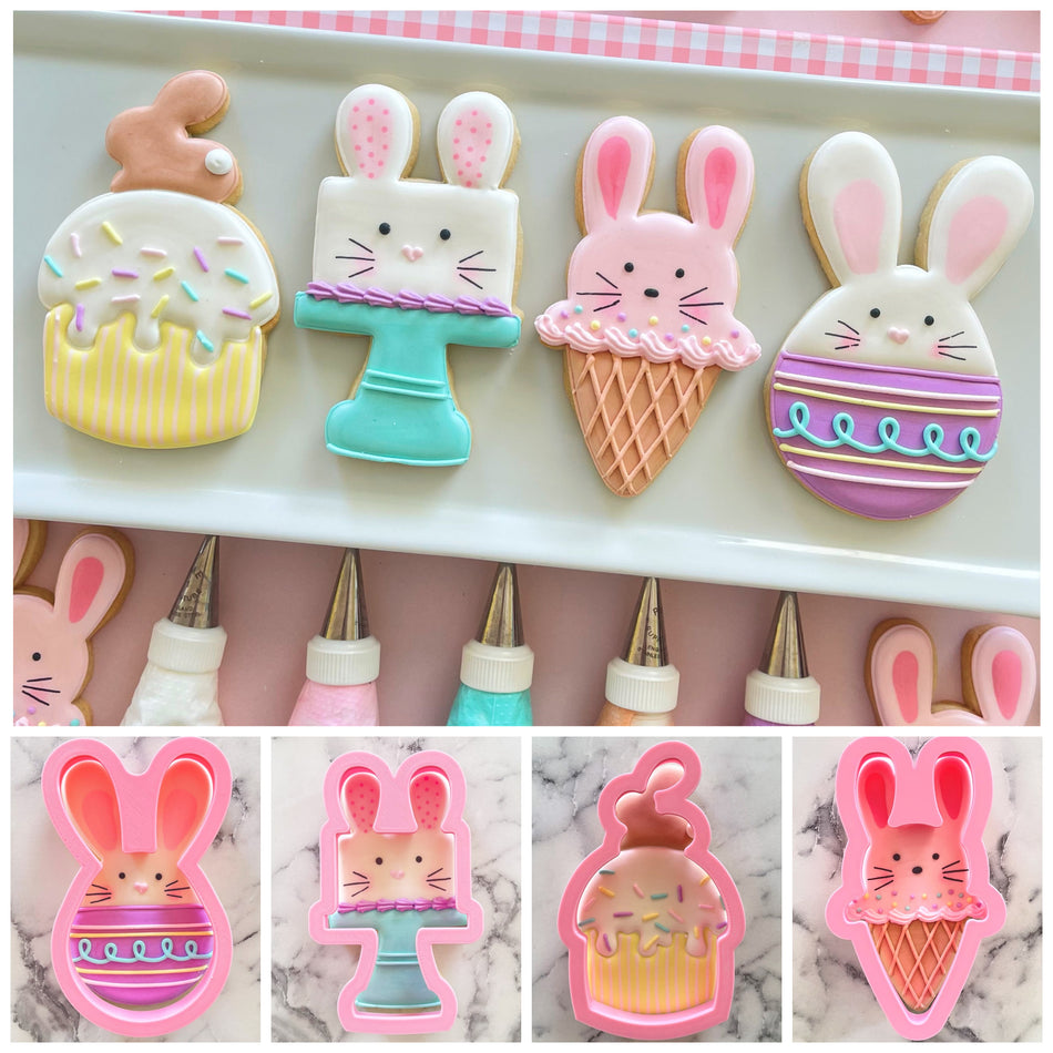 Bunny Food Cookie Cutter Set