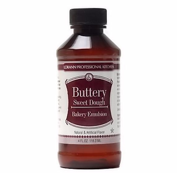 Buttery Sweet Dough Lorann Baking Emulsion 4 oz.