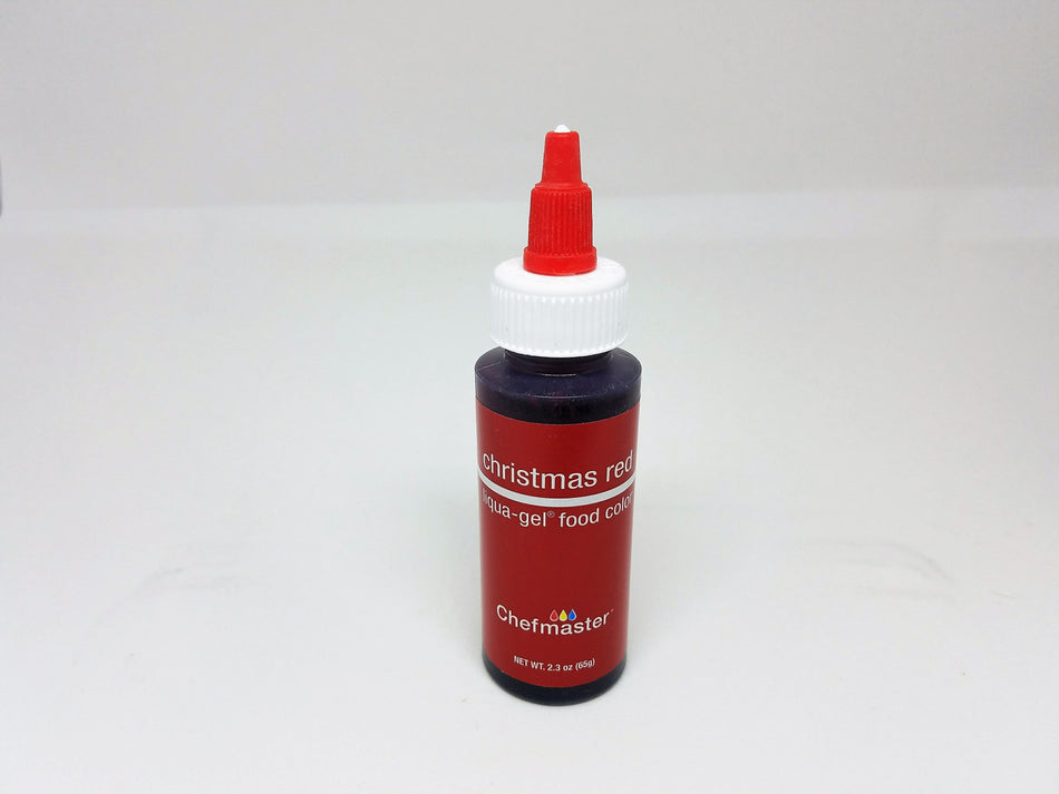 Christmas Red 2.3oz Chefmaster LIQUA-GEL