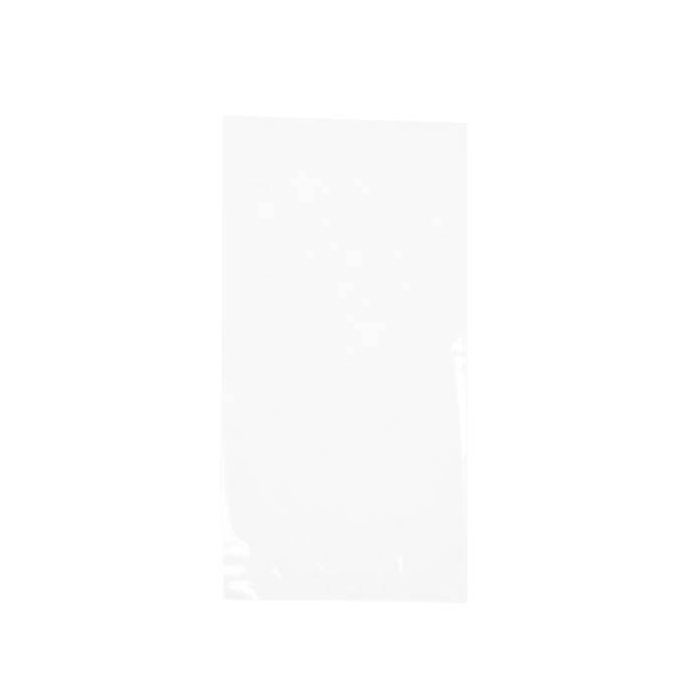 White rectangular phone case displayed with 4 x 8 flat clear cookie bags 100 count for packaging use