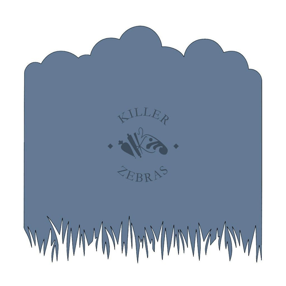 Cloud and Grass KZ Stencil