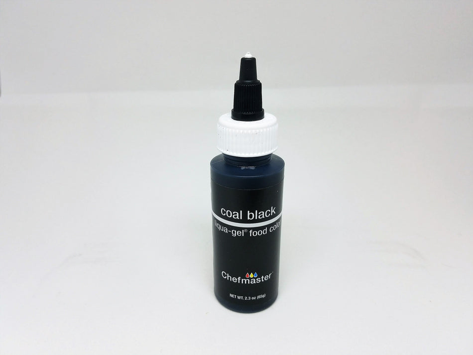 Coal Black 2.3oz Chefmaster LIQUA-GEL