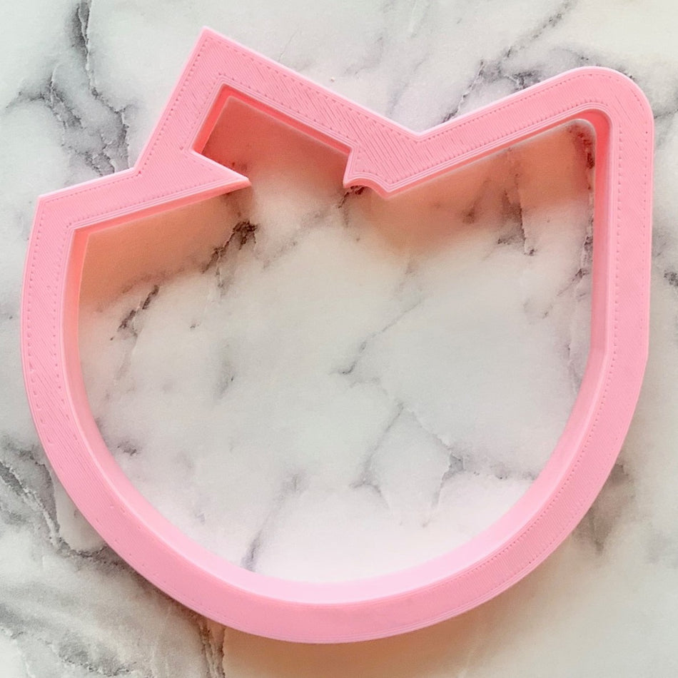 Coconut Drink with Straw Cookie Cutter