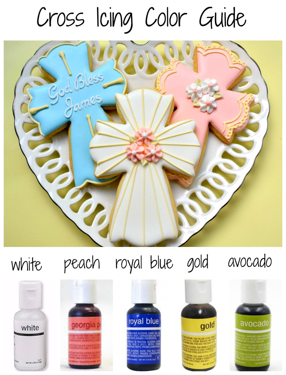 Cross Fancy Cookie Cutter by The Flour Box
