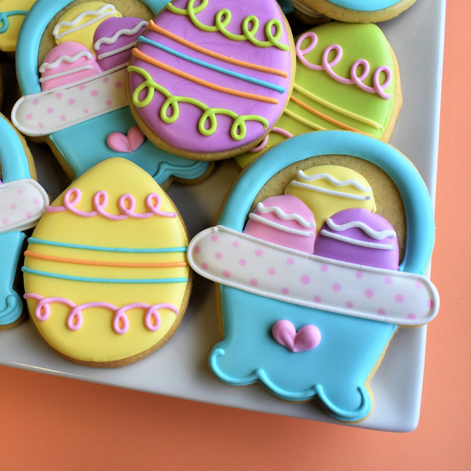 Easter Basket Cookie Cutter by The Flour Box