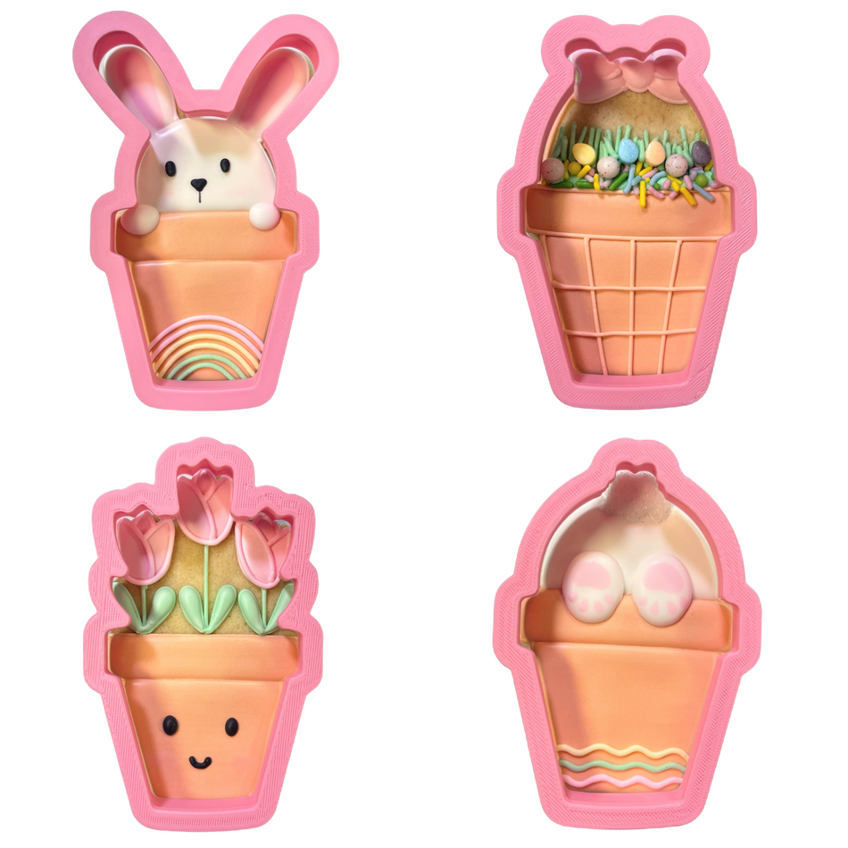 Potted Easter Cookie Cutter Bundle