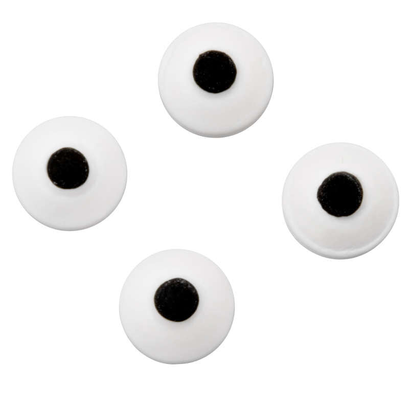 Eyeball Black and White Candy Sprinkle