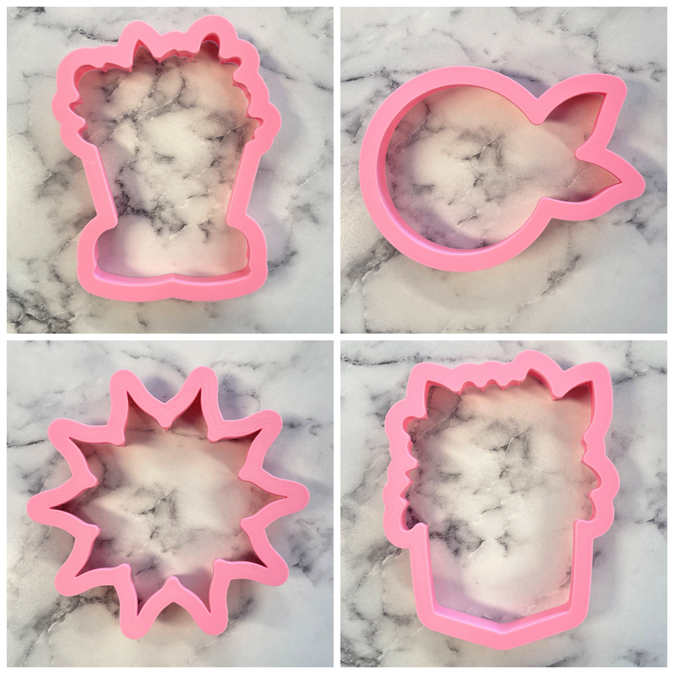 Fall Floral Cookie Cutter BUNDLE and Digital Decorating Guide