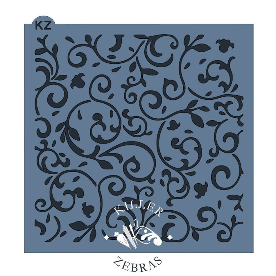Filigree KZ Stencil