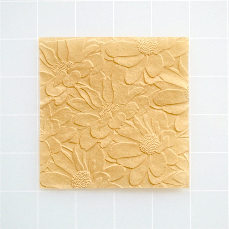 Floral Flowers 3D Parchment Texture Sheets by Intricut Edibles