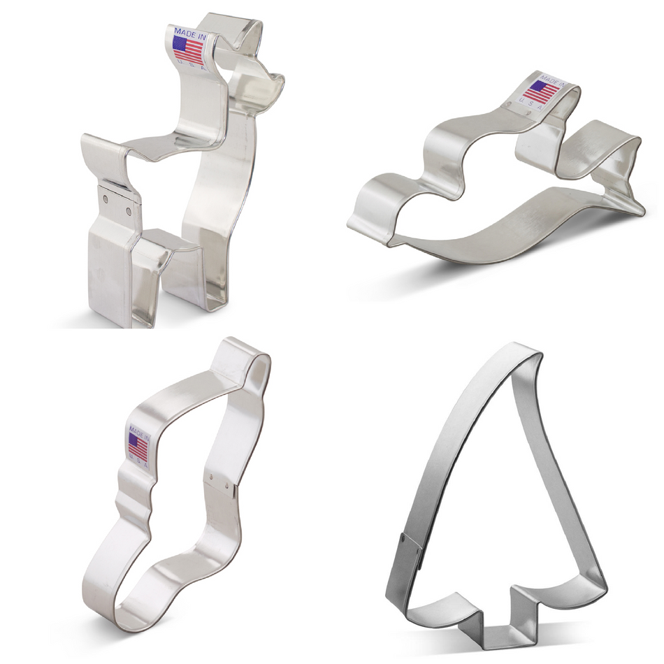 Folk Christmas Cookie Cutter Set