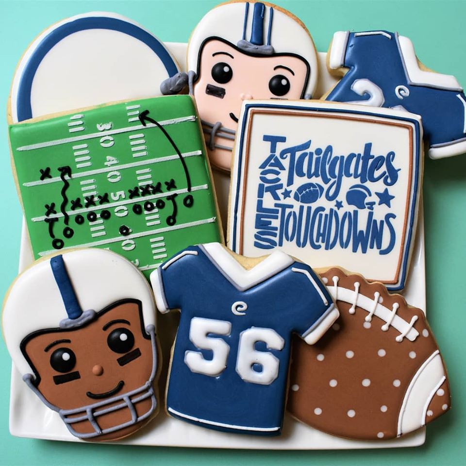 Football Helmet AC Cookie Cutter – The Flour Box
