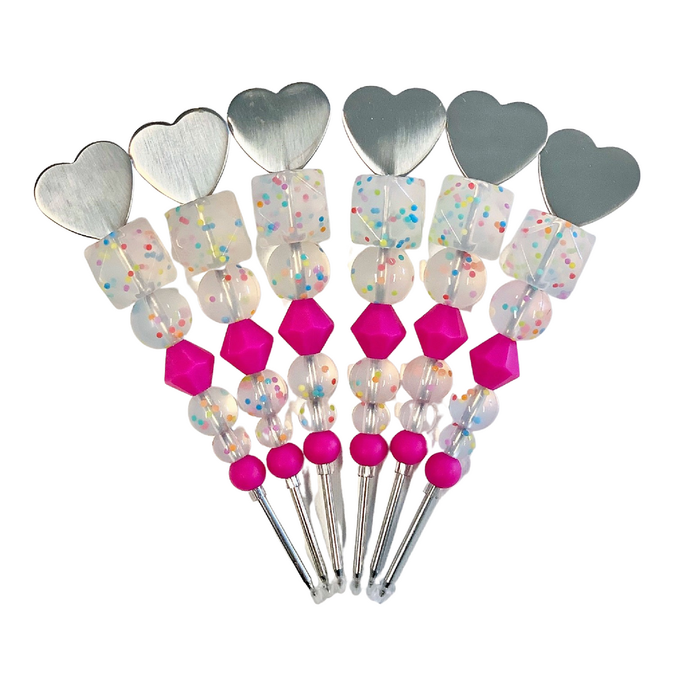 Confetti Cookie Party FUCHSIA Cookie Scribe
