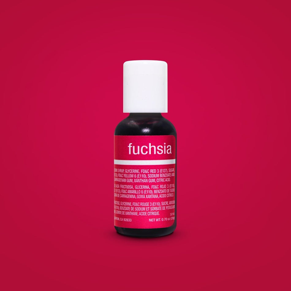 Fuchsia .70oz Chefmaster LIQUA-GEL