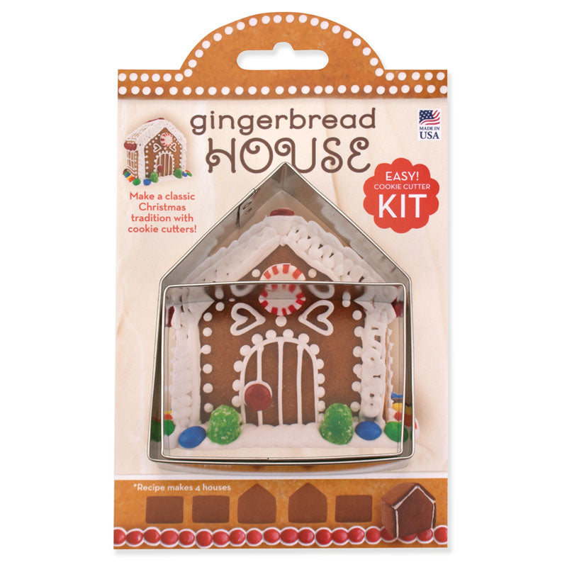 Gingerbread SET 2 pc House Cookie Cutter