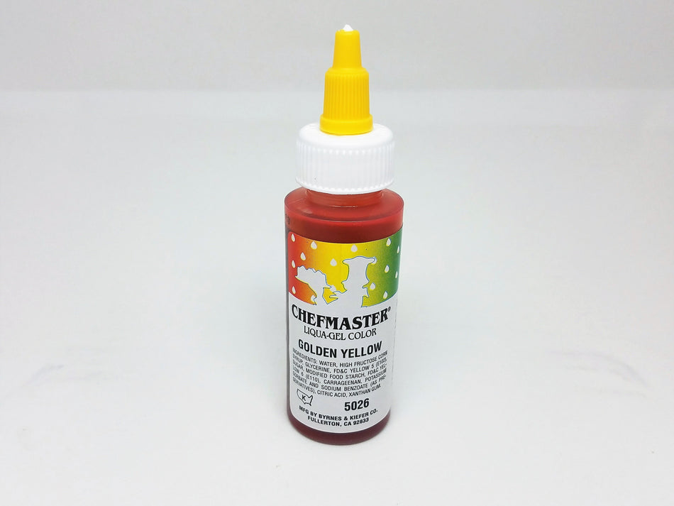 Golden Yellow 2.3oz Chefmaster LIQUA-GEL
