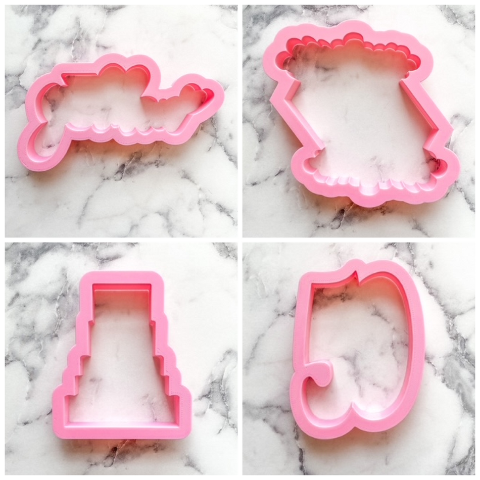 Golden Anniversary Cookie Cutter Set