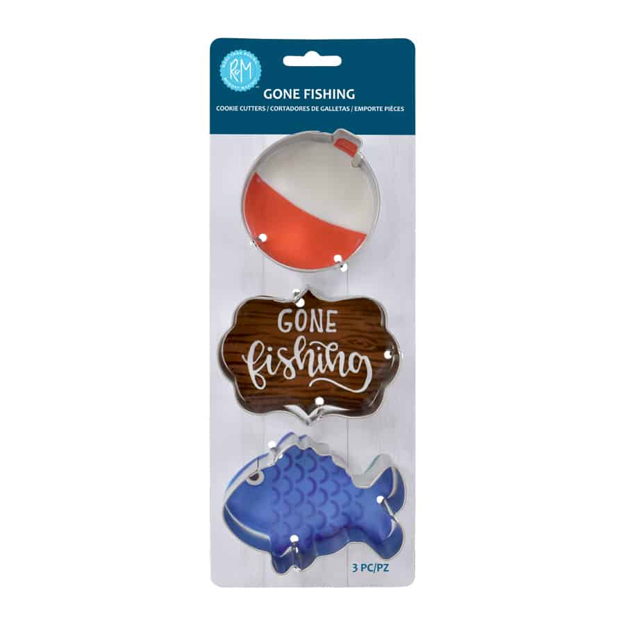 Gone Fishing 3pc Cookie Cutter Set