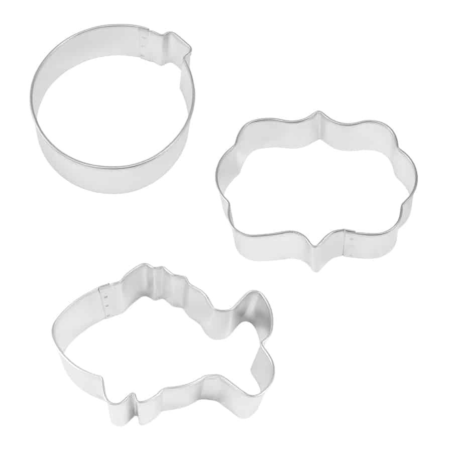 Gone Fishing 3pc Cookie Cutter Set