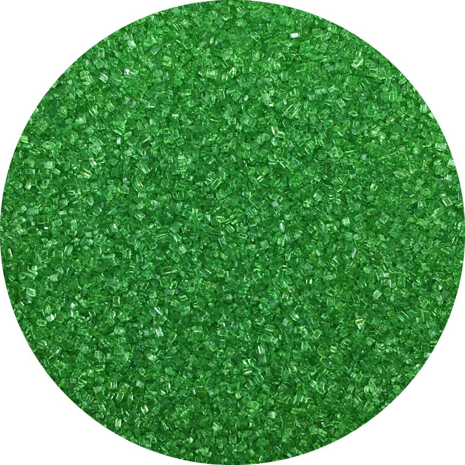 Emerald Green Sanding Sugar SMALL Sprinkle Jar