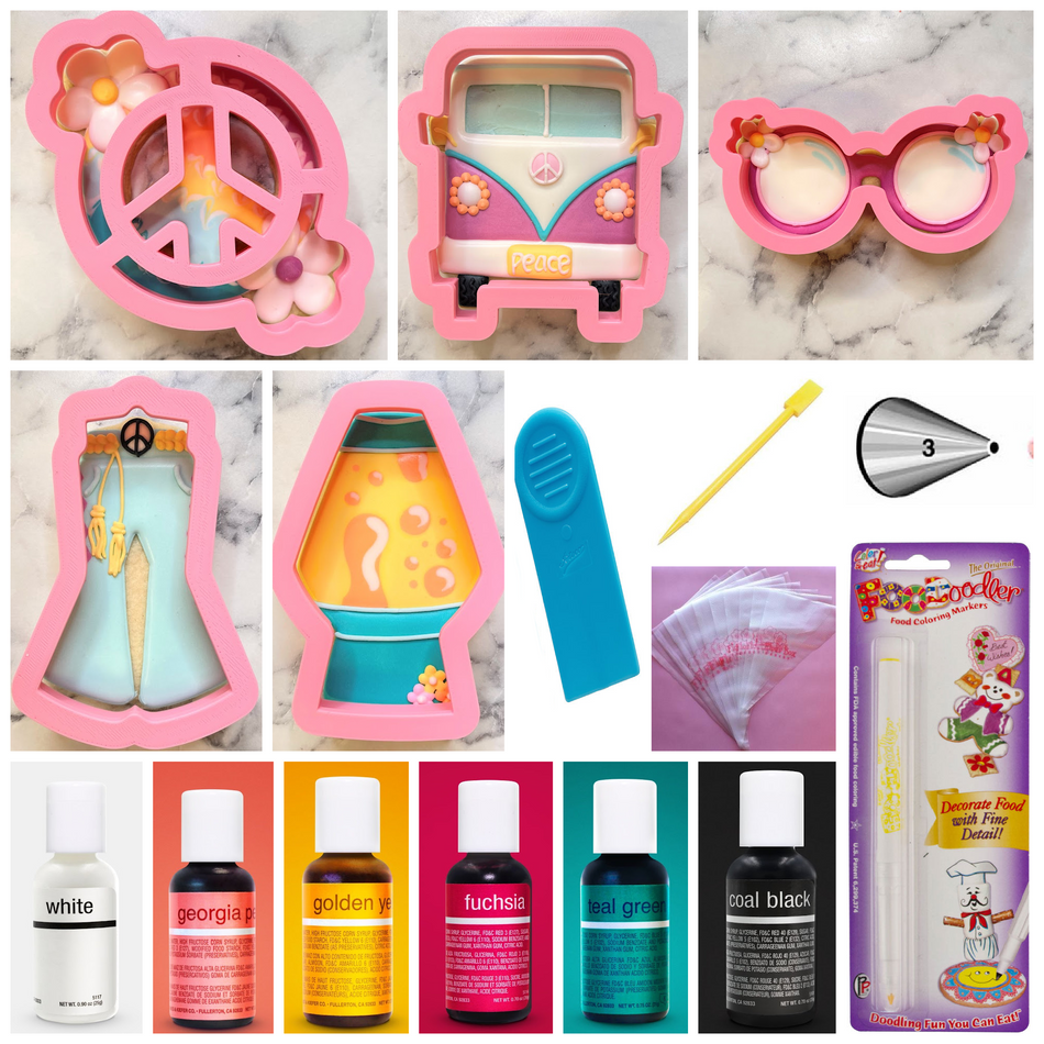 Groovy Cookie Decorating Kit and Digital Decorating Guide