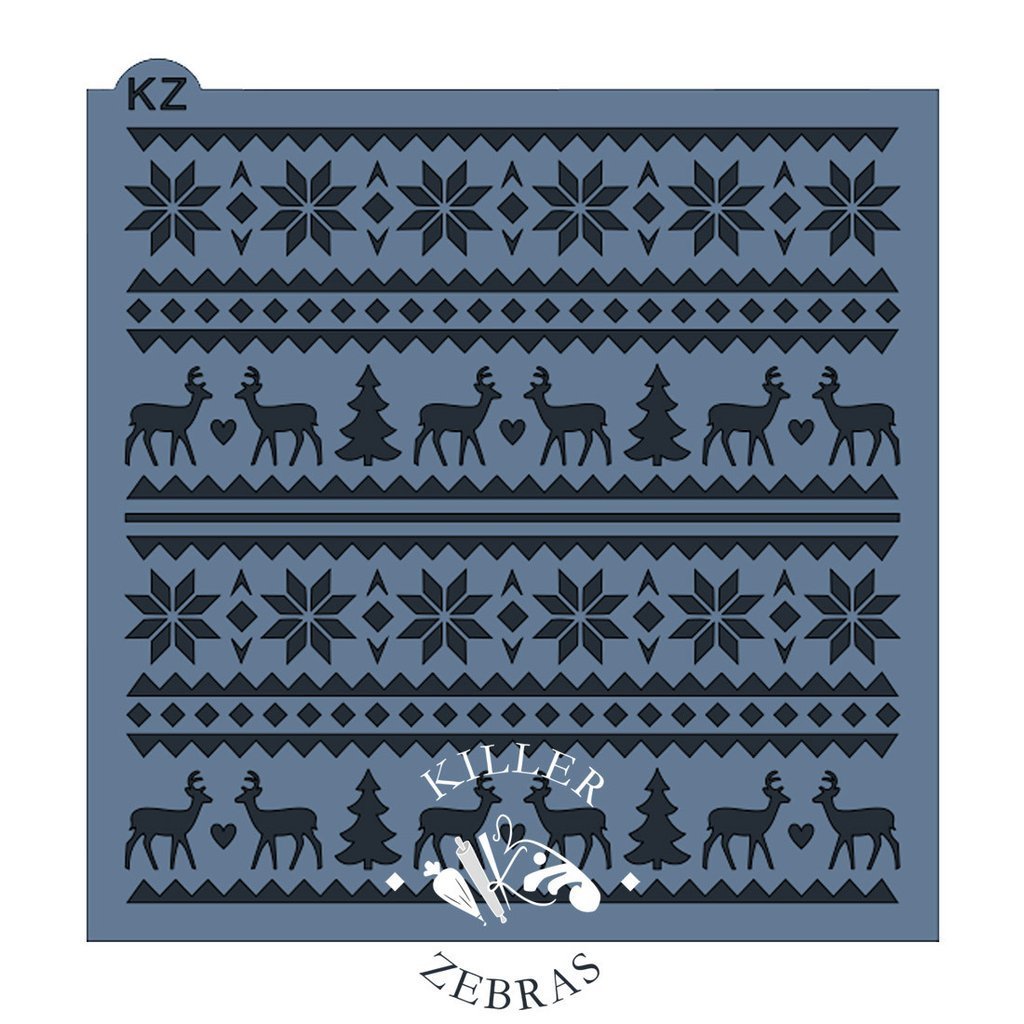 Holiday Sweater KZ Stencil
