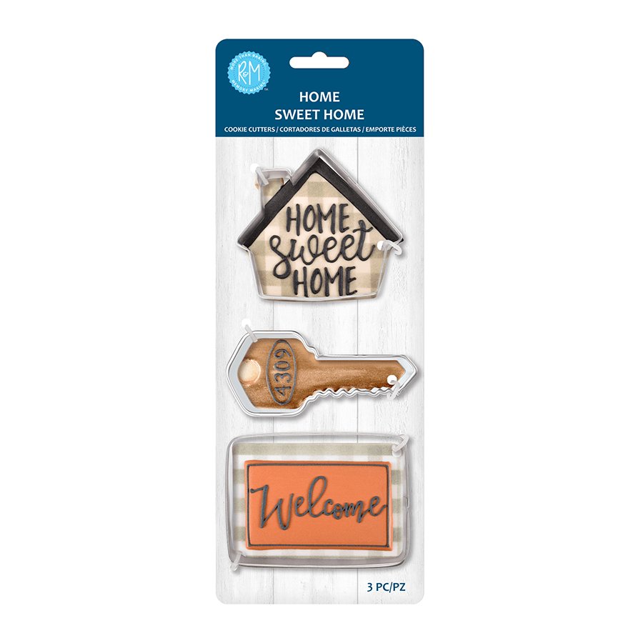 Home Sweet Home 3pc Cookie Cutter Set