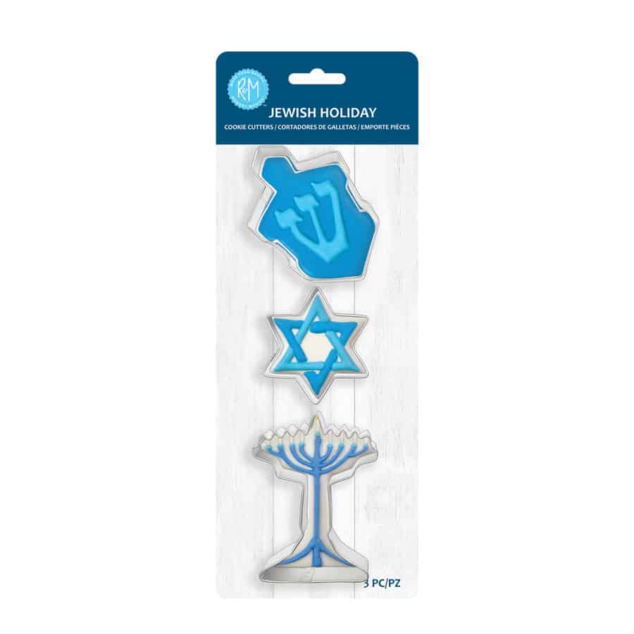 Jewish Holiday 3pc Cookie Cutter Set