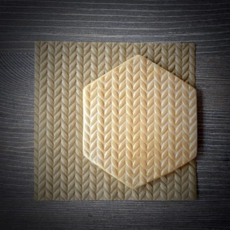 Knit 3D Parchment Texture Sheets by Intricut Edibles