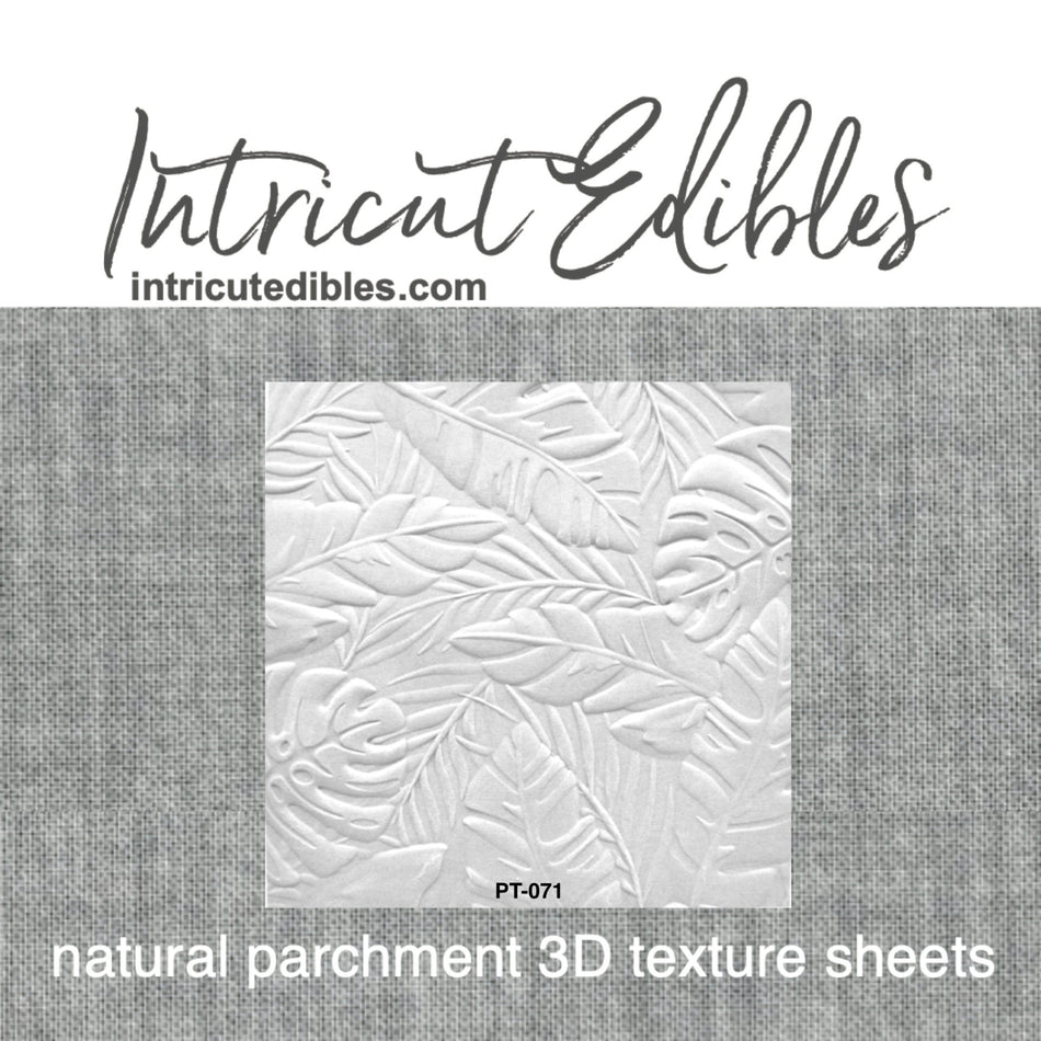 Leaf Pile 3D Parchment Texture Sheets by Intricut Edibles