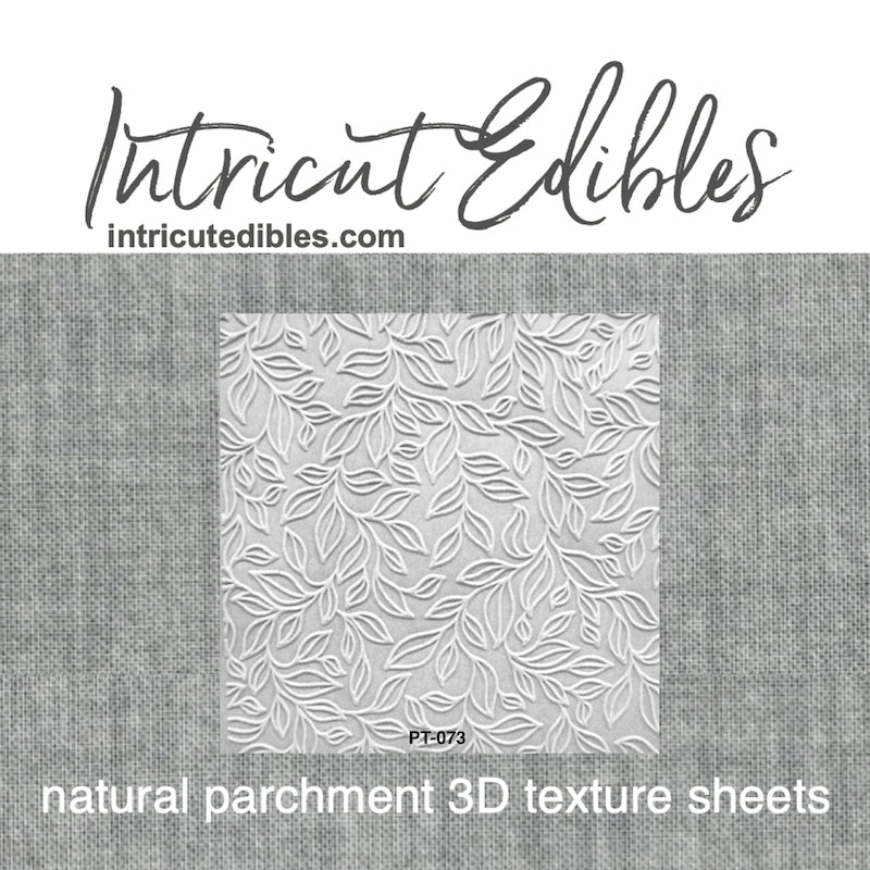 Leaf Vines 3D Parchment Texture Sheets by Intricut Edibles