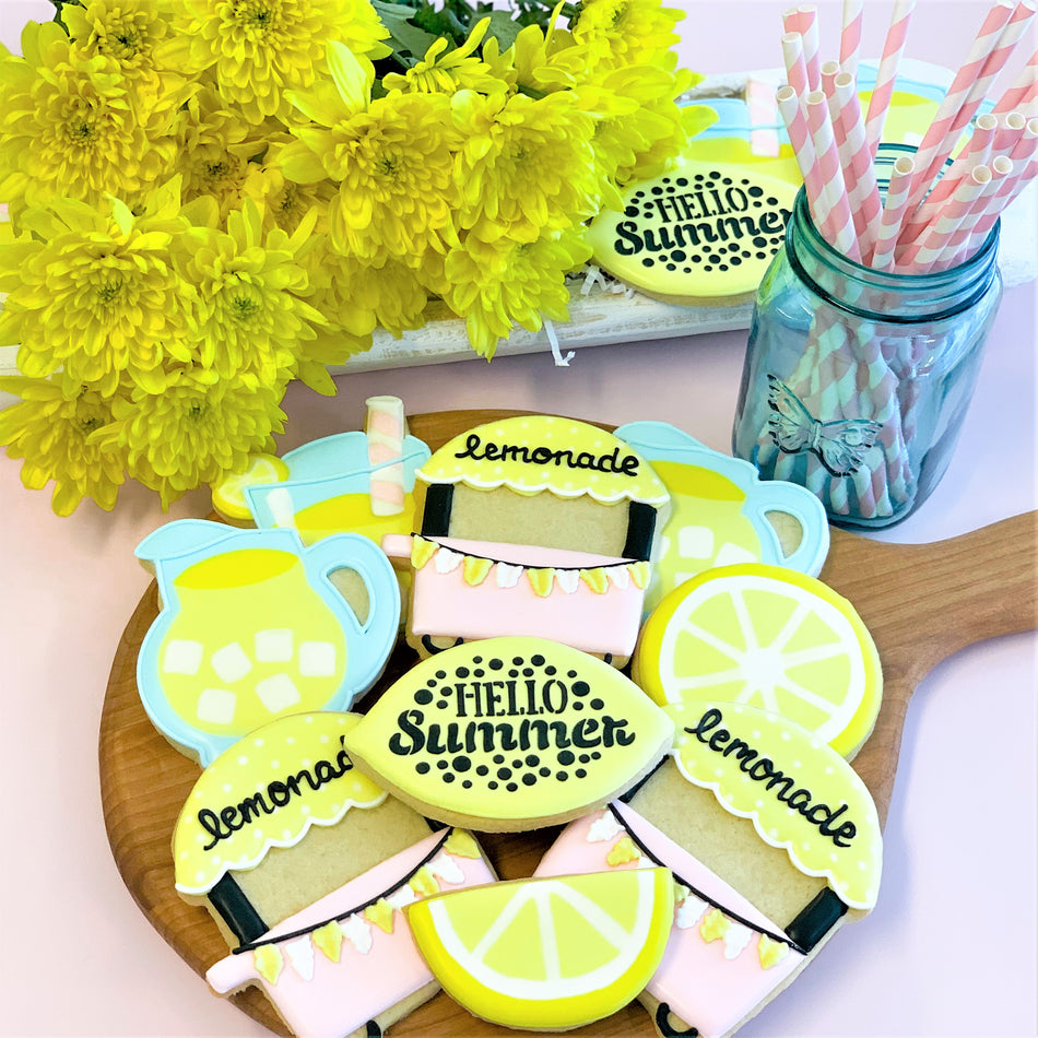 Glass with Straw Cookie Cutter