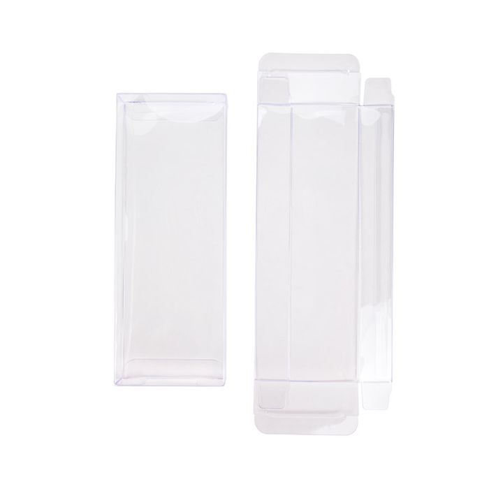 3 x 8 Long Clear Cookie Box - 25 BOXES - 3