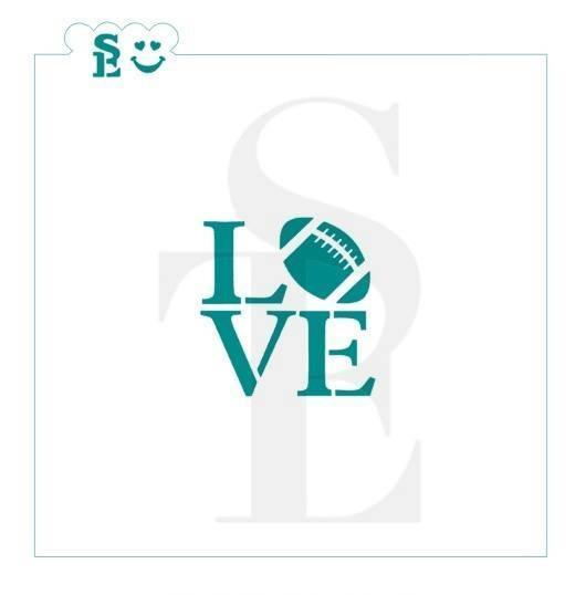 LOVE Football SE Stencil