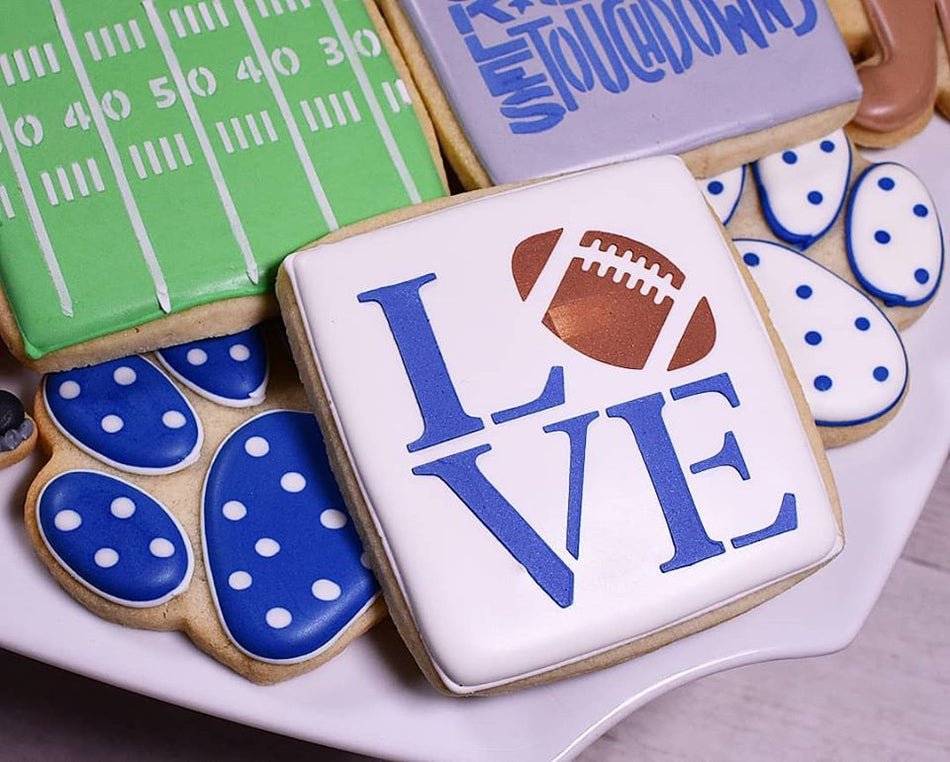 LOVE Football SE Stencil