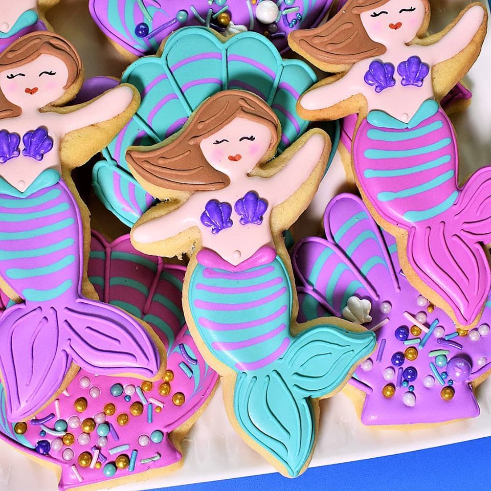 mermaid dress cookie cutter Little Mermaid - Ariel Pink Dress 266-C825 Cookie Cutter