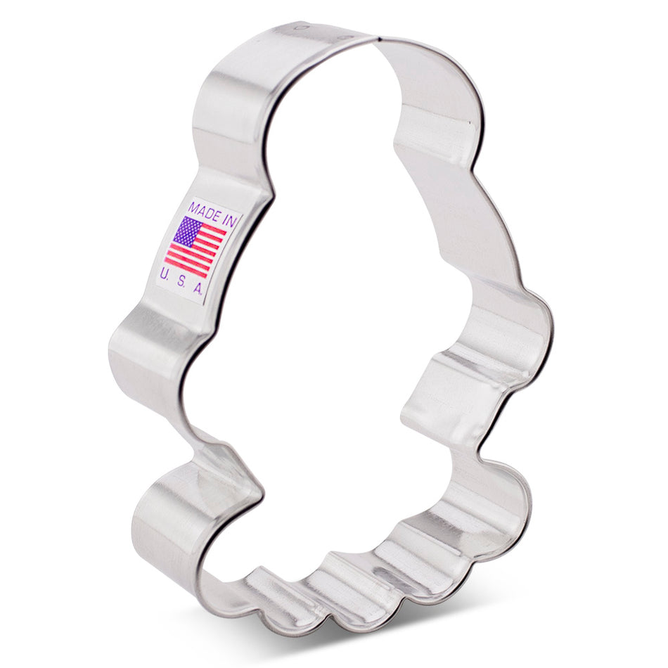 Mrs. Claus Face Whimsical Cookie Cutter by The Flour Box