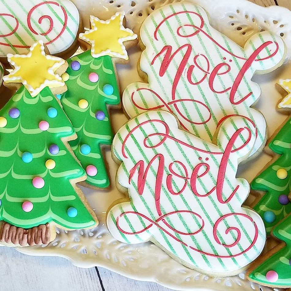 Noel KZ Cookie Cutter and Stencil SET
