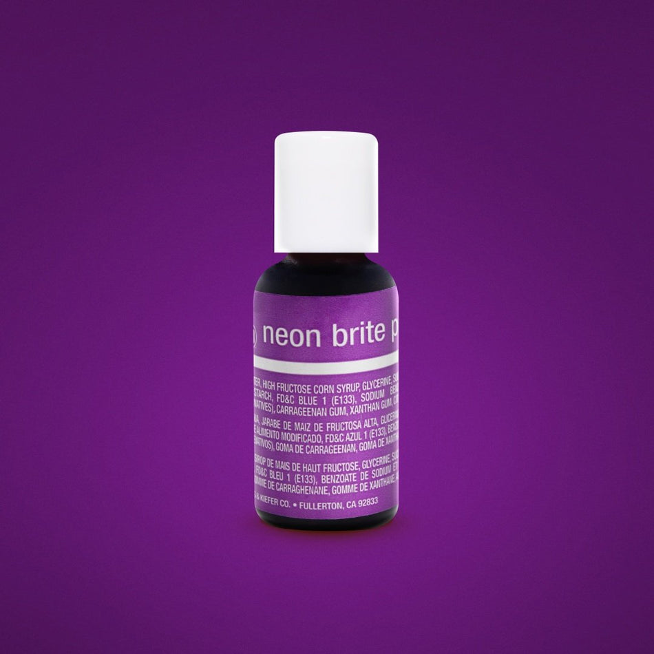Neon Brite Purple .70oz Chefmaster LIQUA-GEL