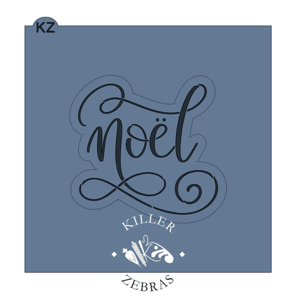 Noel KZ Cookie Cutter and Stencil SET