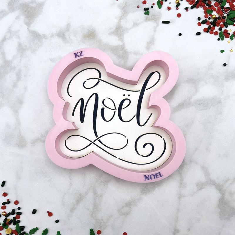 Noel KZ Cookie Cutter and Stencil SET