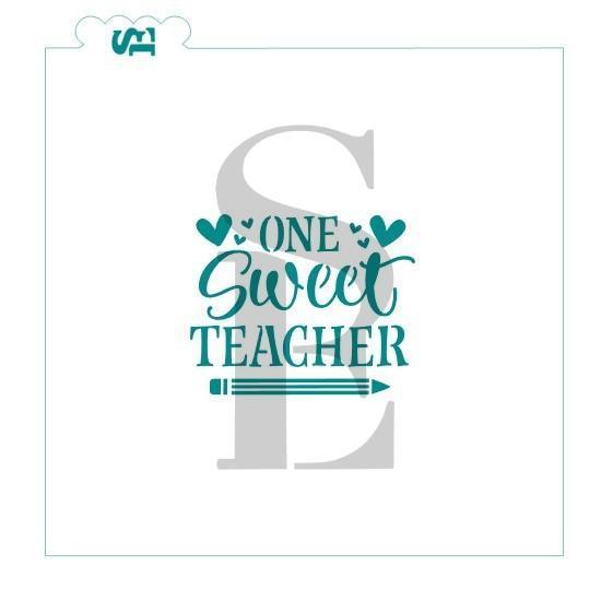 One Sweet Teacher SE Stencil
