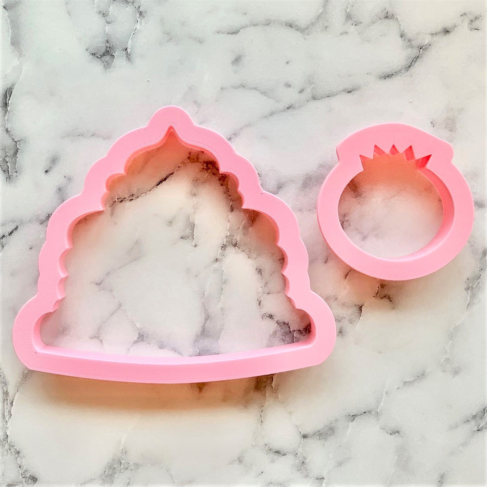 Pancake with Blueberry Cookie Cutter Set